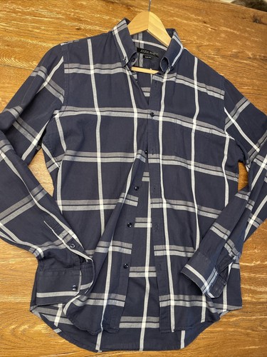 Zara hemd herren blau - m, 40