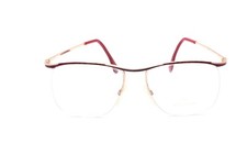  Brille Fassung halb randlos RODENSTOCK  Mod. 833  Gold rot  58-20 mm  C5