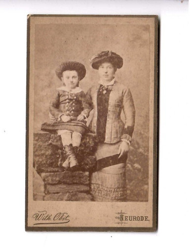18495 cdv dame mit - cdv,