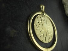 Anhänger Kette vergoldet