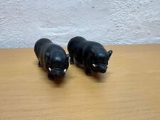 2 Stück - Schleich Hängebauschschwein 13239 - repainted -