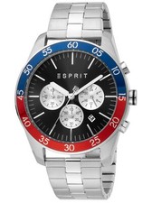 Esprit jordan silver black uhr - jordan,