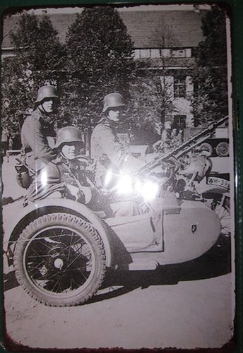 Blechschild soldaten auf - blechschild:,