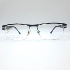 Stepper Titanium Brille 140 SI-60005 F062 56□18 schw grau