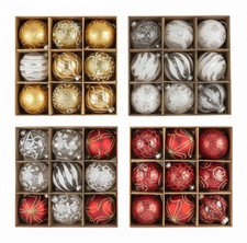 9er Set Weihnachtskugeln