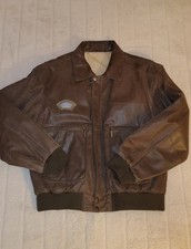 Vintage Leder Bomberjacke "Air
