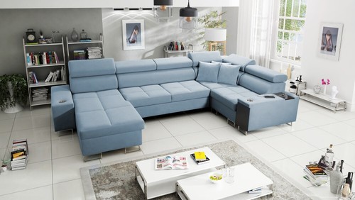 Wohnlandschaft form xxl sofa - u-form,