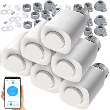 revolt 6er-Set programmierbare Heizkörper-Thermostate mit Bluetooth und App