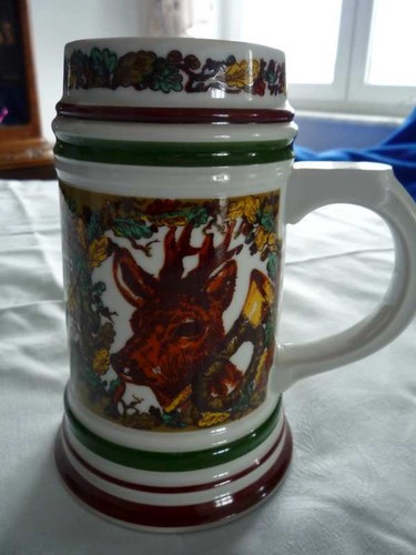 Bierkrug aus freiberger - aus,