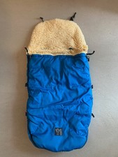 Kaiser Fußsack Lammfell blau