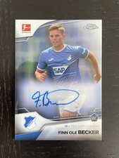 2022-23 Topps Chrome Bundesliga Auto Finn Ole Becker TSG Hoffenheim