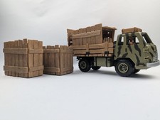 Schleich 42004, Wild Life Safari, LKW, Lastwagen, mit Fahrer, und 3 Kisten