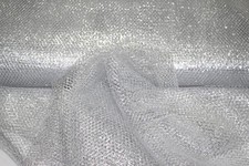 Tüll Stoff Metallisch Gold