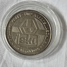 DDR Medaille SKL  150 Jahre Kraft-und Arbeitsmaschine aus Magdeburg