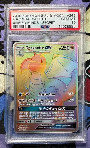 Dragonite 248 236 psa - gx, 248/236