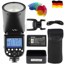 Godox V1C Rundb kamerablitz 76W Speedlite Professioneller Kamera Flash für Canon