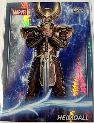 Topps chrome marvel thor - topps,