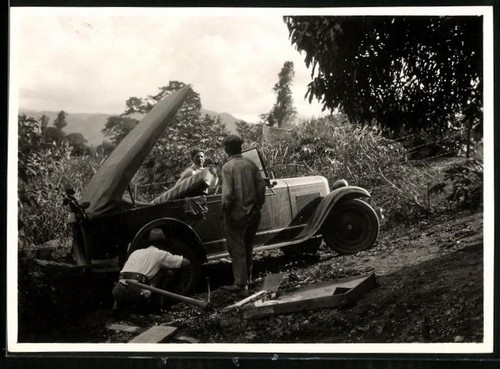 Fotografie auto panne - auto-panne,, mann