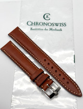 Chronoswiss Brown Leather Watch Strap & Chronoswiss Buckle - 16mm