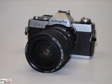 SET: Minolta XG-1 SLR Kamera + original Objektiv 28-85mm MD-Zoom 3,5-4,5 lens