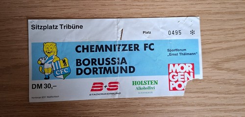 Sammler ticket chemnitzer - ticket,