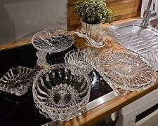 Konvolut BLEIKRISTALL Anbietschale Servier-Schale Schüssel Glas Obst-Schale