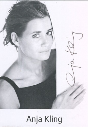Anja kling autogramm - anja,