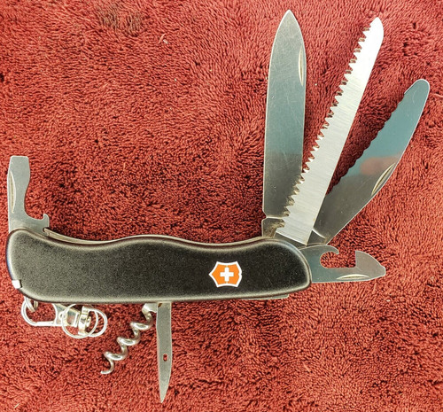 Black victorinox fireman - black,