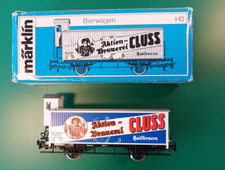Märklin H0 4780 Bierwagen mit Bremserhaus Aktien Brauerei CLUSS in OVP (SCH)