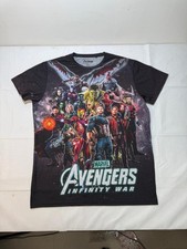 MARVEL AVENGERS INFINITY WAR T-SHIRT XL HERREN FULL PRINT GRAFIK TOP