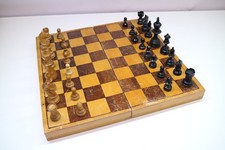 Schachbrett aus Holz UDSSR