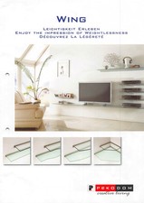 WING Glasablage - Glasboden satiniert (matt) - 60 x 30 x 1 cm