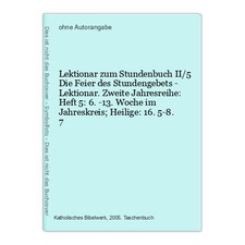 Lektionar zum Stundenbuch II/5