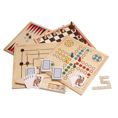 Spielesammlung holz inkl - spielesammlung,