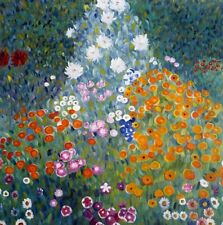 KLIMT, Bauerngarten, Leinwanddruck auf Keilrahmen 