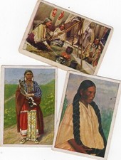 115/351 SAMMELBILDER INDIANER - 3 x