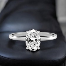 Weißgold Verlobungsring Lab