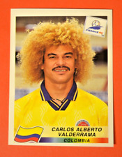 Panini Fußball WM 1998 Frankreich-Sticker Carlos Valderrama Kolumbien ungeklebt