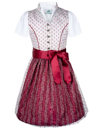 Kinderdirndl kurz mit bluse - kinderdirndl,