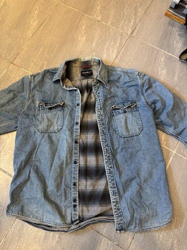 Eddie bauer vintage jeanshemd - bauer,