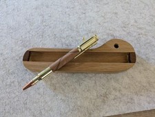 Handgedrechselt, Kugelschreiber, Holz, Jagd, Jäger, Gewehr, Hunter 