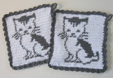 Topflappen selbst gehäkelt -