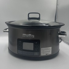 Crock-Pot TimeSelect Schongarer 5,6L Elektrischer Slow Cooker DEFEKT für Bastler