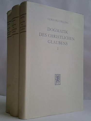 Dogmatik des christlichen