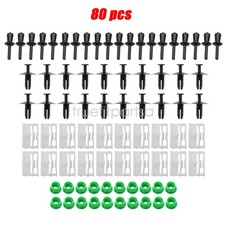 80-tlg Befestigung Clips Seitenschweller Niete für BMW E36 E46 E90 51718184574