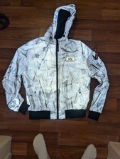 Alpha Industries HOODED mottled black reflective Gr. XXL