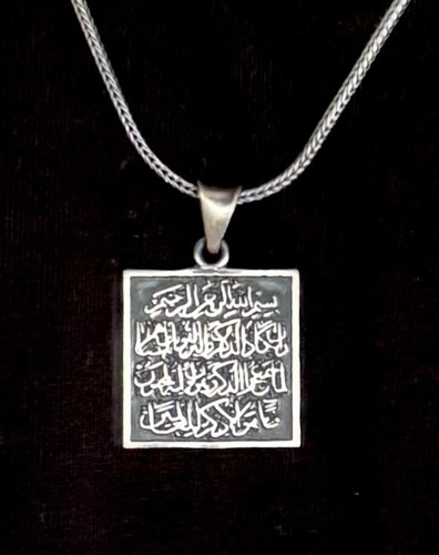 Gümüş nazar dua - nazar, kette