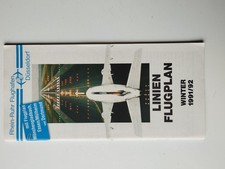 Flugplan Düsseldorf Airport Timetable 1992