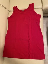 Long-Top für Damen, rot