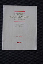 Leichte Klaviermusik des
